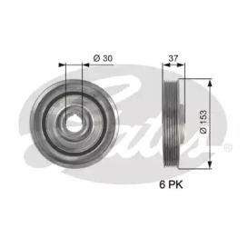 Шків Gates TVD1090
