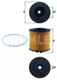 Фільтр масляний VW 1.6FSI KNECHT OX 341D