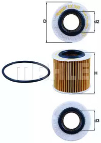 Фільтр масляний VW/Seat/Skoda 1.2i 09- KNECHT OX 360D