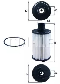 Фільтр масляний Land Rover Range Rover 3.0-5.0i 09- KNECHT OX 774D
