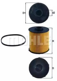 Фільтр паливний MB C-class (W202)/M-class (W163) 97-05 KNECHT KX 70D