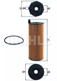 Фільтр масляний Land Rover Range Rover 3.6TD 06-13 KNECHT OX 196/1D1