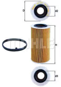 Фільтр масляний Volvo C30/C70/S40/S60/S80 10- KNECHT OX 370D1