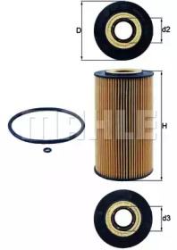 Фільтр масляний MB (W211/220) OM628 4.0CDI KNECHT OX 169D