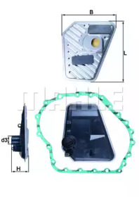 Фільтр АКПП Audi A4/A6 1.8T/1.9-4.2 97-05 KNECHT HX 168D