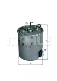 Фільтр паливний Jeep Grand Cherokee 2.7 CRD 01-05 KNECHT KL 188