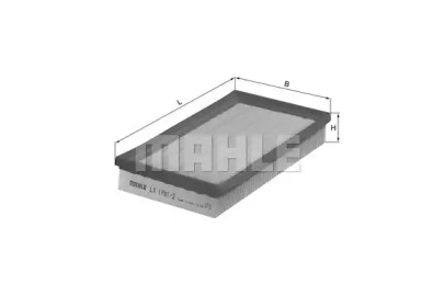 Фільтр повітряний BMW 7 (F01/F02/F03/F04/G11/G12) 6.0/6.6i 09- (N74) KNECHT LX 1781/2