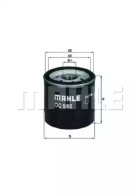 Фільтр масляний Toyota Camry 3.0i 91-06/Land Cruiser 84-/Hilux 97- KNECHT OC 988