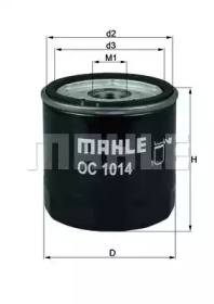 Фільтр масляний Volvo C30 1.8-2.0i 06-13/S40 1.8-2.0i 03-12/S60 2.0 10-18/V50 1.8-2.0 03-12 KNECHT OC 1014