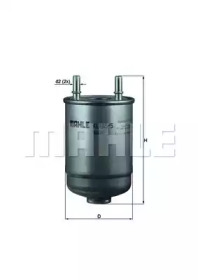 Фільтр паливний Renault Megane/Scenic 1.5-2.0DCI 08- KNECHT KL 485/5D