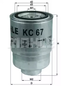 Фільтр паливний Nissan 1.7-3.2D KNECHT KC 67