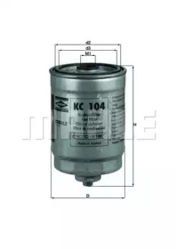 Фільтр паливний Volvo S60/S80/V70/XC70/XC90 2.4D 01-10 KNECHT KC 104