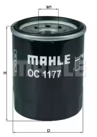 Фільтр масляний Subaru 1.6/2.0/2.5i 97- KNECHT OC 1177