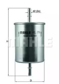 Фільтр паливний VW T5 2.0-3.2 KNECHT KL 79