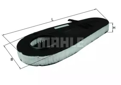 Фільтр повітряний BMW 5 (F10) 520D 10- KNECHT LX 3598