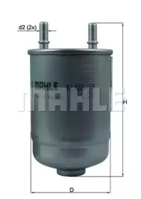 Фільтр паливний Renault Megane/Scenic 1.5-2.0dCi 10- KNECHT KL 485/19D