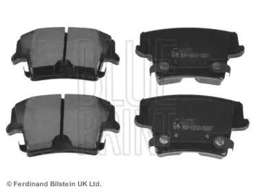 Комплект гальмівних колодок з 4 шт. дисків Blue Print ADA104205