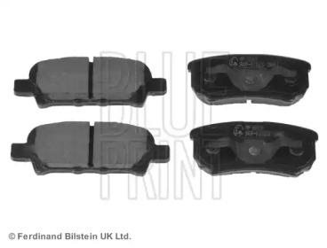 Комплект гальмівних колодок з 4 шт. дисків Blue Print ADA104209