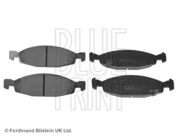 Комплект гальмівних колодок з 4 шт. дисків Blue Print ADA104216