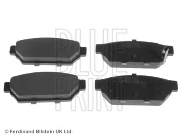 Комплект гальмівних колодок с 4 шт. дисків Blue Print ADC44244
