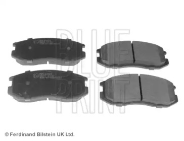 Комплект гальмівних колодок з 4 шт. дисків Blue Print ADC44245