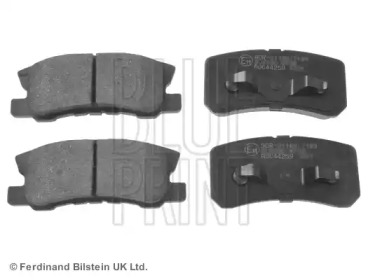 Комплект гальмівних колодок з 4 шт. дисків Blue Print ADC44259