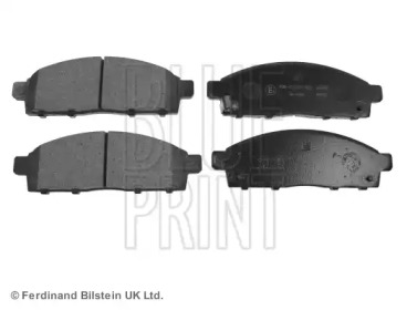 Комплект гальмівних колодок с 4 шт. дисків Blue Print ADC44272