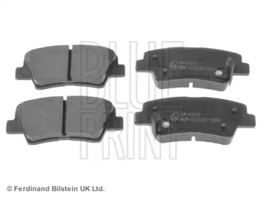 Комплект гальмівних колодок з 4 шт. дисків Blue Print ADG042100