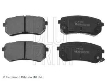 Комплект гальмівних колодок з 4 шт. дисків Blue Print ADG042108