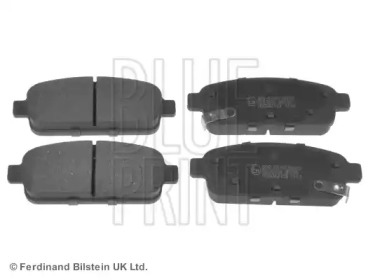 Комплект гальмівних колодок з 4 шт. дисків Blue Print ADG042123