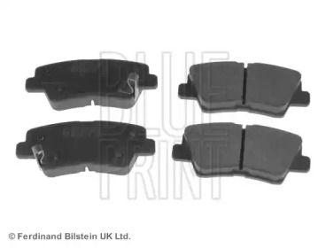 Комплект гальмівних колодок з 4 шт. дисків Blue Print ADG042134