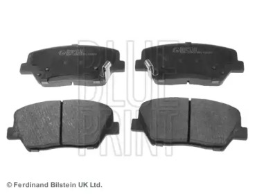 Комплект гальмівних колодок с 4 шт. дисків Blue Print ADG042137