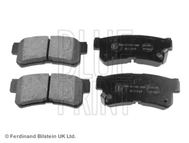 Комплект гальмівних колодок з 4 шт. дисків Blue Print ADG04250