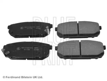 Комплект гальмівних колодок з 4 шт. дисків Blue Print ADG04259