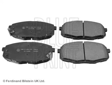 Комплект гальмівних колодок с 4 шт. дисків Blue Print ADG04261