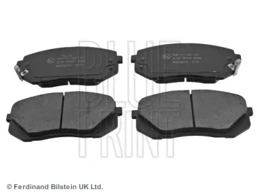 Комплект гальмівних колодок з 4 шт. дисків Blue Print ADG04278