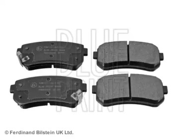 Комплект гальмівних колодок с 4 шт. дисків Blue Print ADG04282
