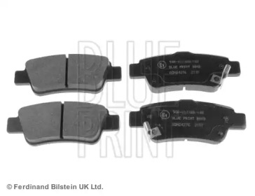 Комплект гальмівних колодок з 4 шт. дисків Blue Print ADH24276