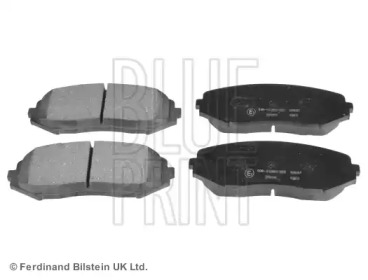 Комплект гальмівних колодок з 4 шт. дисків Blue Print ADK84234