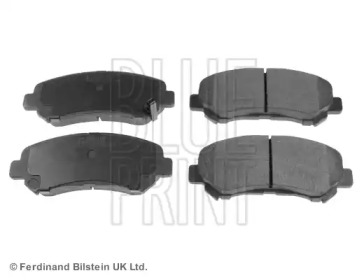 Комплект гальмівних колодок с 4 шт. дисків Blue Print ADM542100