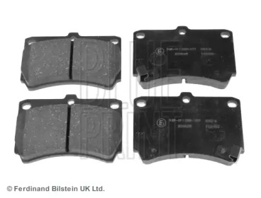 Комплект гальмівних колодок з 4 шт. дисків Blue Print ADM54249