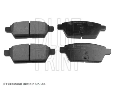 Комплект гальмівних колодок с 4 шт. дисків Blue Print ADM54288