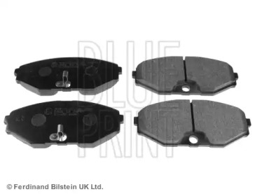 Комплект гальмівних колодок з 4 шт. дисків Blue Print ADN142112