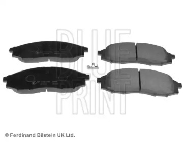 Комплект гальмівних колодок с 4 шт. дисків Blue Print ADN142121