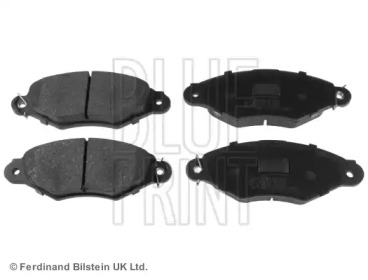 Комплект гальмівних колодок с 4 шт. дисків Blue Print ADN142122