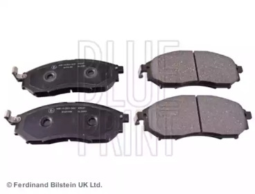 Комплект гальмівних колодок с 4 шт. дисків Blue Print ADN142129