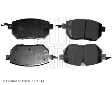 Комплект гальмівних колодок з 4 шт. дисків Blue Print ADN142136