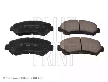 Комплект гальмівних колодок с 4 шт. дисків Blue Print ADN142139