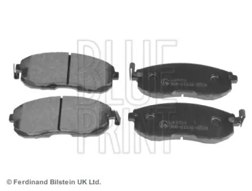 Комплект гальмівних колодок з 4 шт. дисків Blue Print ADN142140