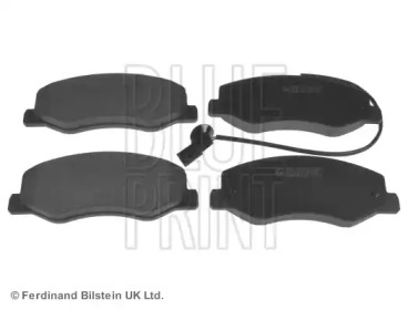Комплект гальмівних колодок с 4 шт. дисків Blue Print ADN142155